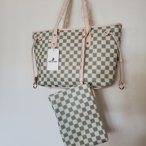 Bundle Gold Ant tote bag, zipper pouch & wallet